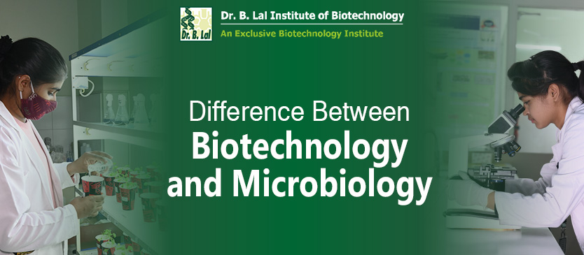 Difference between Biotechnology and Microbiology